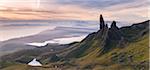 Spectacular scenery at the Old Man of Storr on the Isle of Skye, Inner Hebrides, Scotland, United Kingdom, Europe