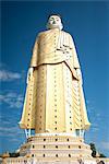 Lay Kyun Sakkya Standing Buddha, built between 1995 and 2008, standing 129 metres high with 31 floors, Monywa township, Sagaing Division, Myanmar (Burma), Asia