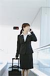 Businesswoman  at the airport