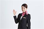 Attractive Japanese concierge
