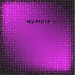 Set of Modern Flat Halftone Backgrounds, vector illustration violet