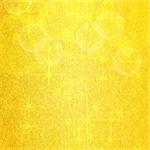 gold textured backgrounnd with bokeh and stars, vector illustration, clip-art