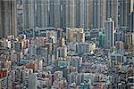 Hong Kong cityscape, crowd buildings at day