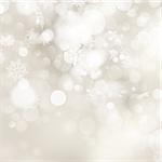Elegant Christmas background with snowflakes and place for text. EPS 10 vector file included