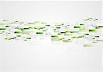Green grey abstract tech illustration design. Vector background