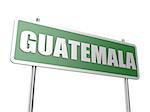 Guatemala concept image with hi-res rendered artwork that could be used for any graphic design.