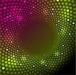 Bright shiny lights abstract background. Vector illustration