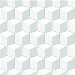 White decorative geometric texture - seamless vector background.