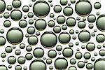 A nice green and grey bubble pattern