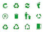 Vector recycle signs