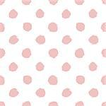 Seamless hand drawn pattern tile with distressed dry brush dots, vector illustration
