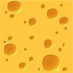 abstract seamless texture of yellow cheese with holes