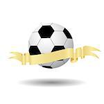 Soccer ball icon isolated on white background. vector illustration