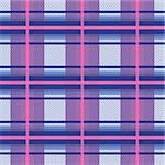 Seamless checkered vector colorful pattern mainly in violet, blue and pink charming colors