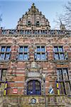 Facade of the kanselarij building in Leeuwarden, Netherlands