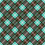 Seamless diagonal vector contrast colorful pattern mainly in turquoise; red and white colors