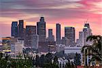 Los Angeles, California, USA downtown skyline.