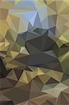 Background with Abstract Low Poly Geometrical Polygonal Colorful Pattern.