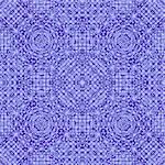 Seamless Background, Abstract Blue and Violet Pattern