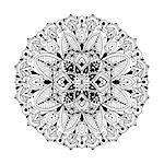 Mandala, circle ornamental pattern for your design. Vector illustration