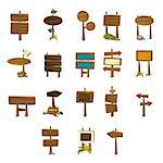 Video Game Pointers  Flat Vector Design Icons Set Of Isolated Items on White Background