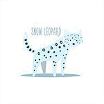 Snow Drawing For Arctic Animals Collection Of Flat Vector Illustration In Creative Style On White Background