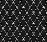 Vector seamless pattern. Modern stylish texture. Geometric tiles with dotted rhombus in vintage style