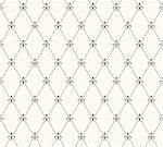 Vector seamless pattern. Modern stylish texture. Geometric tiles with dotted in vintage floral style