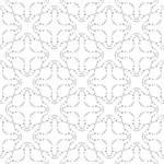 Dotted ornamental pattern - a seamless vector background.