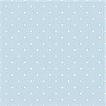 Polka dot seamless background. Blue vector pattern.