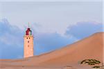 Lighthouse and Dunes at Dawn, Rubjerg Knude, Lokken, North Jutland, Denmark