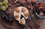 Walnut cheese from Germany with grape chutney