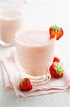 Strawberry and banana smoothies