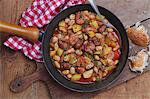 Rustic bean and sausage stew