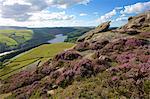 View from Derwent Edge, Peak District National Park, Derbyshire, England, United Kingdom, Europe