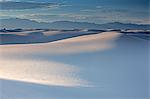 Tranquil white sand dune, White Sands, New Mexico, United States