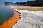 Champagne Pool, hot springs, Waiotapu Goethermal Wonderland, Rotorua, New Zealand, Oceania