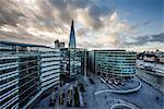 View from City Hall rooftop over London skyline, London, England, United Kingdom, Europe