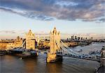 View from City Hall rooftop over London skyline, London, England, United Kingdom, Europe