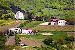 Hillside village of Zumberak agricultural region of Croatia