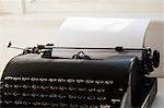 Typewriter on a table