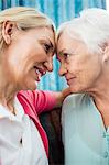 Nurse taking care of a senior woman