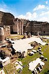 Remains of Forum of Augustus with the Temple of Mars Ultor, Rome, Unesco World Heritage Site, Latium, Italy, Europe