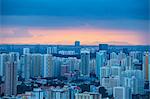 Apartment buildings and docks, Singapore, Southeast Asia, Asia