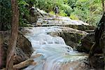 Erawan Falls, Erawan National Park, Kanchanaburi, Thailand, Southeast Asia, Asia