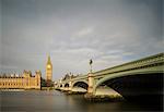 River Thames, Westminster Bridge and Palace of Westminster, London, UK