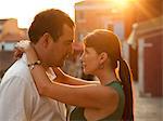 Italy, Venice, Mature couple embracing