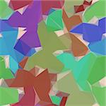 Abstract Background, Colorful Low Poly Design. Vector