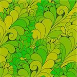 Vector Seamless Spring Floral Pattern