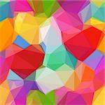 Abstract Background, Colorful Low Poly Design. Vector